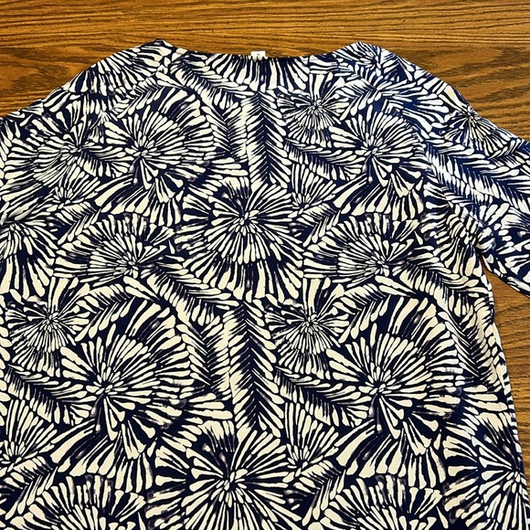 Garnet Hill Silk Midi Dress 3/4 Sleeve - Picture 6 of 10